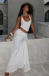 Sunbliss Maxi Skirt White